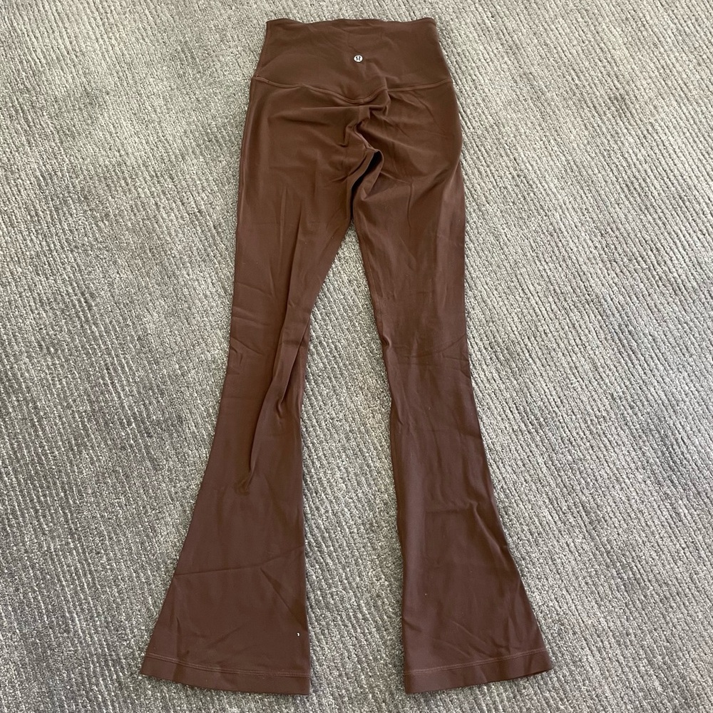 Lululemon Leggings Womens Brown flare Soft Athleisure pants size 4